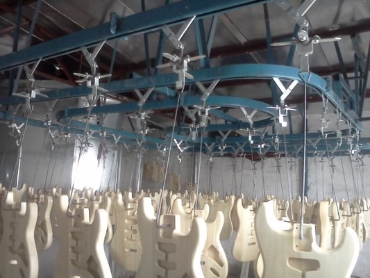 Sistema industrial de la carretilla de la ejecución de la cadena transportadora de arriba de 5 toneladas modificado para requisitos particulares