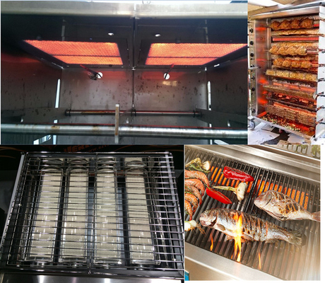 Propano LPG BBQ Grill Estufa Quemadores de gas Gas ahorrado Cerámica infrarroja