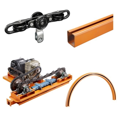 Cadena transportadora aérea de acero al carbono A3 UH-5075-HA resistente al calor 220V 380V