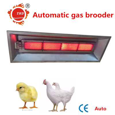 Lámpara de calor de gas natural NG LPG para aves de corral para ignición automática de pollitos THD6808