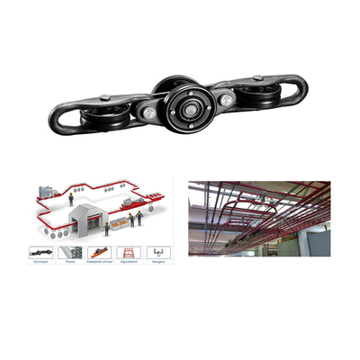 Cadena transportadora industrial de una sola vía Incluida Hierro superior Acero al carbono
