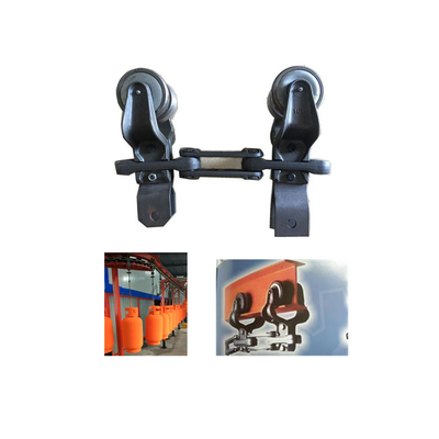 Cadena transportadora forjada gota a prueba de calor para recubrimiento en polvo X348 X458 X678