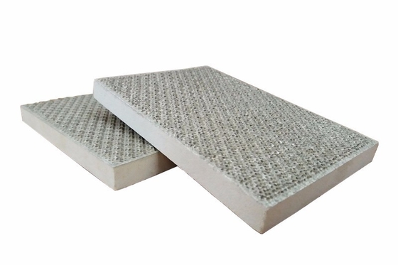 Placas de cerámica del calentador de gas catalítico modificadas para requisitos particulares para el quemador industrial infrarrojo