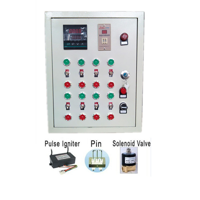 Controlador de temperatura del termostato del PLC del horno de gas industrial personalizado
