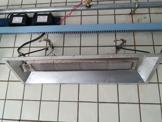Calentador infrarrojo de gas de acero aluminizado THD6808 Sistema de calefacción para granjas avícolas