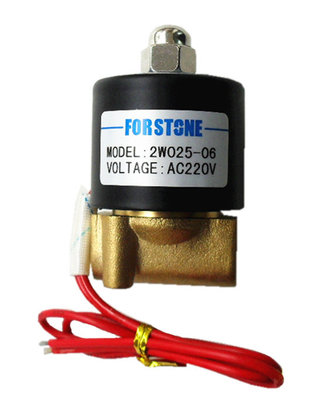 Electroválvula de cobre amarillo electrónica 0,23 ~ presión media de 48 CV para la hornilla del calentador de gas