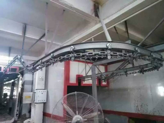 carretilla de la rueda de los sistemas del transportador del monorriel de arriba 1.5KW para la cadena de vía encolsed