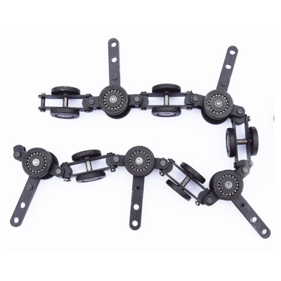 Cadena transportadora de arriba de la industria 150 mm para la línea de pintura de recubrimiento en polvo