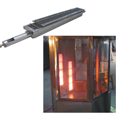 Quemador de gas de aluminio para barbacoa infrarroja Industrial 16600 Btu/hora