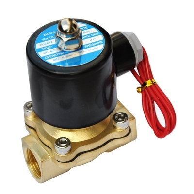 Válvula solenoide de latón medio de gas de aceite de agua de aire para quemador de calentador de gas