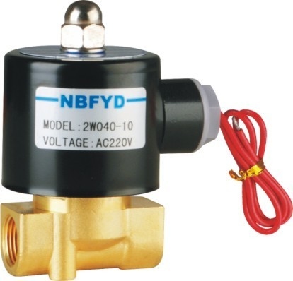Válvula solenoide de latón medio de gas de aceite de agua de aire para quemador de calentador de gas