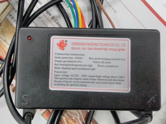 24V 3V 110V 220V Encendedor de pulso eléctrico Caja de control de encendido 50Hz