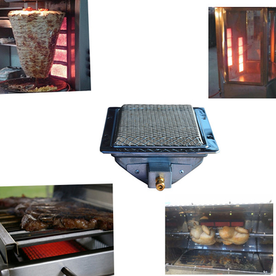 Quemador lateral infrarrojo de barbacoa catalítica LPG Quemador de parrilla infrarroja de cerámica para asar