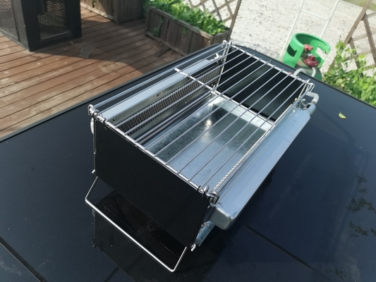La barbacoa portátil infrarroja del LPG asa a la parrilla al aire libre sin humo del gas natural