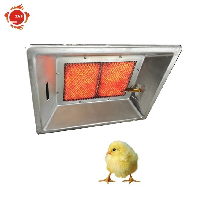 Pollo/pájaros/cochinillos del equipo de calefacción del gallinero de pollo que cultivan el gas Heater Gas Brooder infrarroja para las aves de corral THD2606