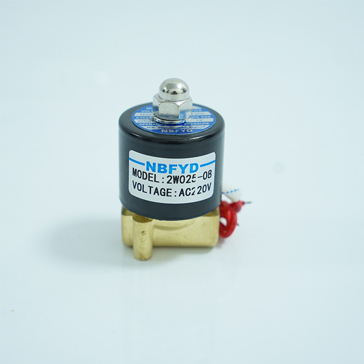 Válvula solenoide de latón normalmente cerrada 1/4 1/2 3/4 pulgadas para estufa de quemador infrarrojo