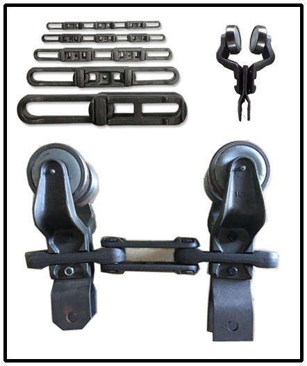 cadena transportadora de arriba industrial de 1.1KW 2.2KW para la línea X348 de la capa del polvo