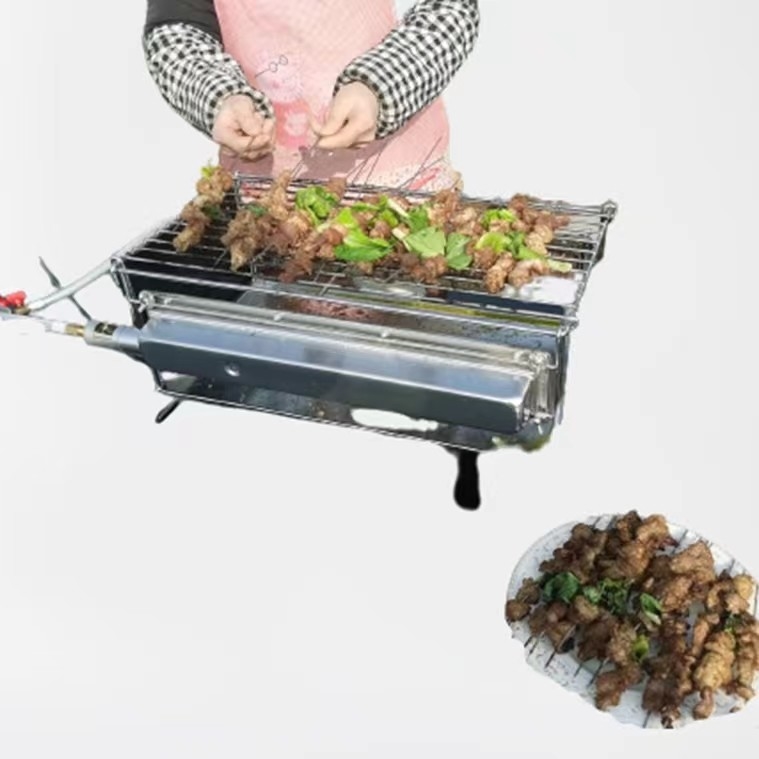 Gas infrarrojo sin humo fácil Heater Barbecue Outdoor Oven de Carry Folded Portable Bbq Grill
